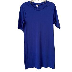 Old Navy Womens Medium Tall Royal Blue Short Sleeve Dress